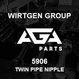 5906 Wirtgen Group TWIN PIPE NIPPLE | AGA Parts