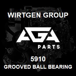 5910 Wirtgen Group GROOVED BALL BEARING | AGA Parts