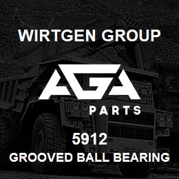 5912 Wirtgen Group GROOVED BALL BEARING | AGA Parts