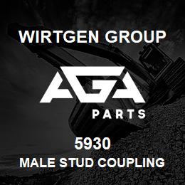 5930 Wirtgen Group MALE STUD COUPLING | AGA Parts