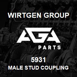 5931 Wirtgen Group MALE STUD COUPLING | AGA Parts