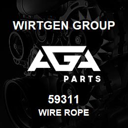 59311 Wirtgen Group WIRE ROPE | AGA Parts