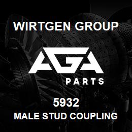 5932 Wirtgen Group MALE STUD COUPLING | AGA Parts