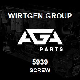 5939 Wirtgen Group SCREW | AGA Parts