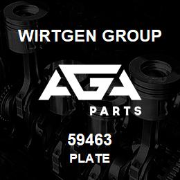 59463 Wirtgen Group PLATE | AGA Parts