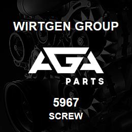 5967 Wirtgen Group SCREW | AGA Parts