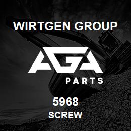 5968 Wirtgen Group SCREW | AGA Parts