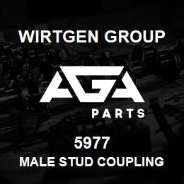 5977 Wirtgen Group MALE STUD COUPLING | AGA Parts