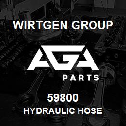 59800 Wirtgen Group HYDRAULIC HOSE | AGA Parts