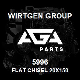 5996 Wirtgen Group FLAT CHISEL 20x150 | AGA Parts