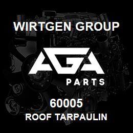 60005 Wirtgen Group ROOF TARPAULIN | AGA Parts