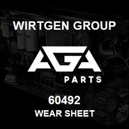 60492 Wirtgen Group WEAR SHEET | AGA Parts