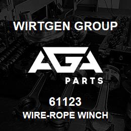 61123 Wirtgen Group WIRE-ROPE WINCH | AGA Parts