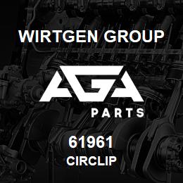 61961 Wirtgen Group CIRCLIP | AGA Parts