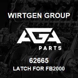 62665 Wirtgen Group LATCH FOR FB2000 | AGA Parts