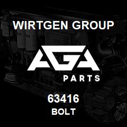 63416 Wirtgen Group BOLT | AGA Parts