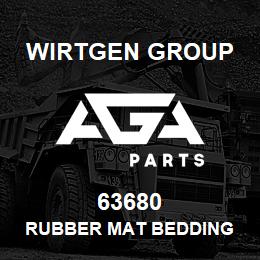 63680 Wirtgen Group RUBBER MAT BEDDING | AGA Parts