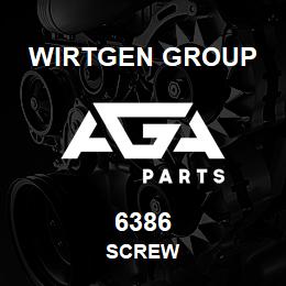 6386 Wirtgen Group SCREW | AGA Parts