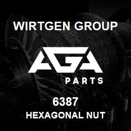 6387 Wirtgen Group HEXAGONAL NUT | AGA Parts