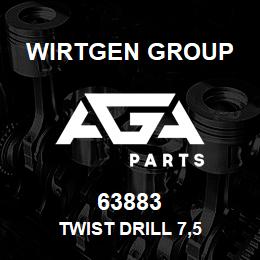 63883 Wirtgen Group TWIST DRILL 7,5 | AGA Parts