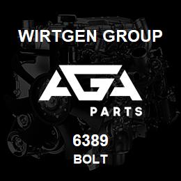 6389 Wirtgen Group BOLT | AGA Parts