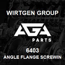 6403 Wirtgen Group ANGLE FLANGE SCREWING | AGA Parts