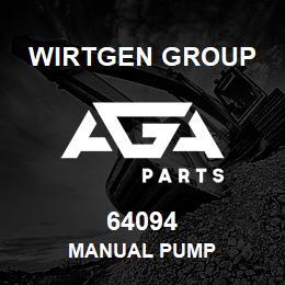 64094 Wirtgen Group MANUAL PUMP | AGA Parts