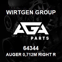 64344 Wirtgen Group AUGER 0,712M RIGHT RISING | AGA Parts