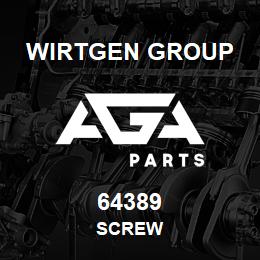 64389 Wirtgen Group SCREW | AGA Parts