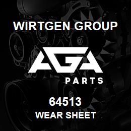 64513 Wirtgen Group WEAR SHEET | AGA Parts