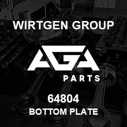 64804 Wirtgen Group BOTTOM PLATE | AGA Parts