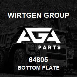 64805 Wirtgen Group BOTTOM PLATE | AGA Parts