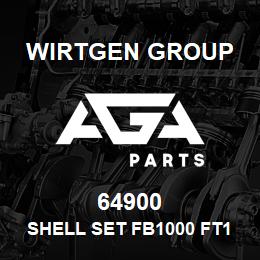 64900 Wirtgen Group SHELL SET FB1000 FT180 KPL | AGA Parts