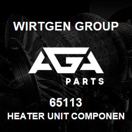 65113 Wirtgen Group HEATER UNIT COMPONENT | AGA Parts