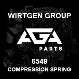 6549 Wirtgen Group COMPRESSION SPRING | AGA Parts