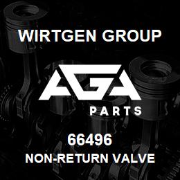 66496 Wirtgen Group NON-RETURN VALVE | AGA Parts