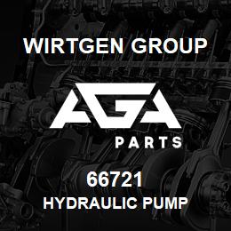 66721 Wirtgen Group HYDRAULIC PUMP | AGA Parts