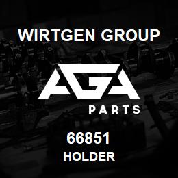 66851 Wirtgen Group HOLDER | AGA Parts