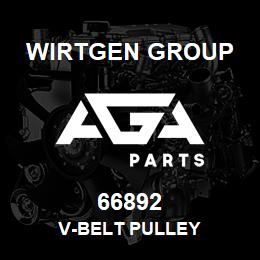 66892 Wirtgen Group V-BELT PULLEY | AGA Parts