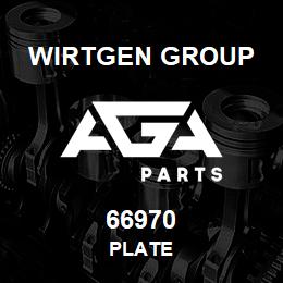 66970 Wirtgen Group PLATE | AGA Parts