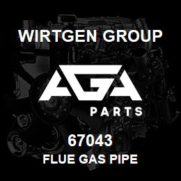 67043 Wirtgen Group FLUE GAS PIPE | AGA Parts