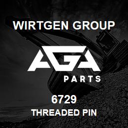 6729 Wirtgen Group THREADED PIN | AGA Parts