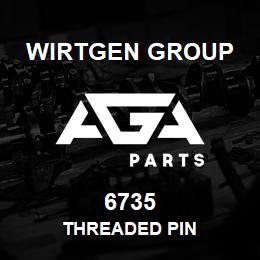 6735 Wirtgen Group THREADED PIN | AGA Parts