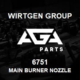 6751 Wirtgen Group MAIN BURNER NOZZLE | AGA Parts