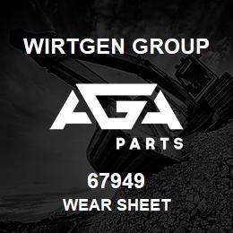 67949 Wirtgen Group WEAR SHEET | AGA Parts