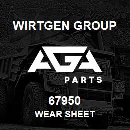 67950 Wirtgen Group WEAR SHEET | AGA Parts