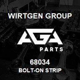 68034 Wirtgen Group BOLT-ON STRIP | AGA Parts