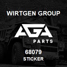 68079 Wirtgen Group STICKER | AGA Parts