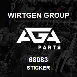 68083 Wirtgen Group STICKER | AGA Parts