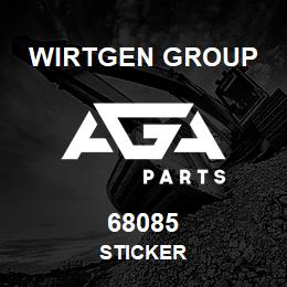 68085 Wirtgen Group STICKER | AGA Parts